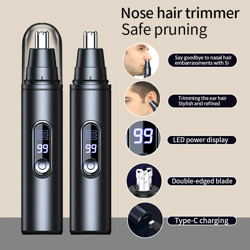 Men'S Grooming Room - Mini Pocket Nose Hair Trimmer Painless