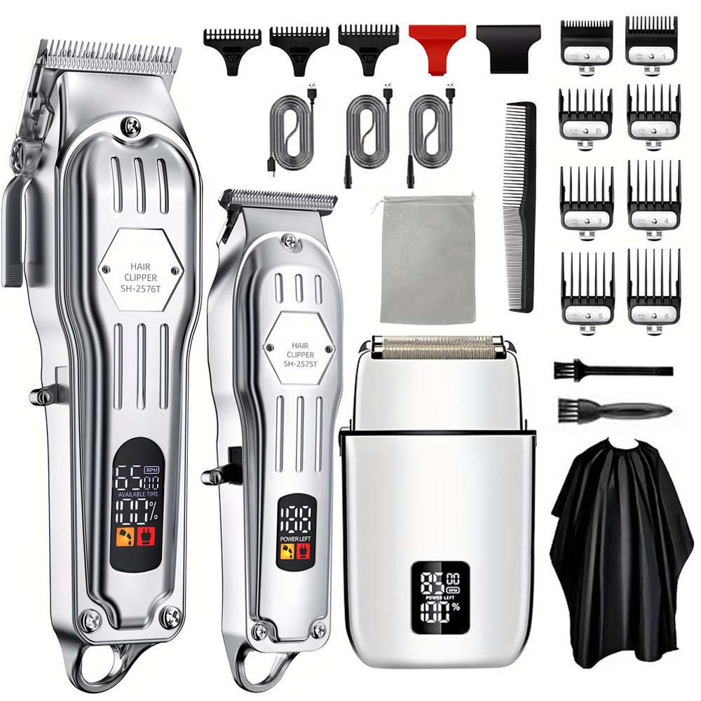 Men'S Grooming Room - Professional Hair Clipper & Trimmer Set