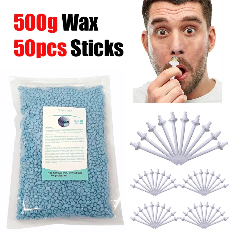 Men'S Grooming Wax - Portable Nasal Wax Kit 50g-500g For
