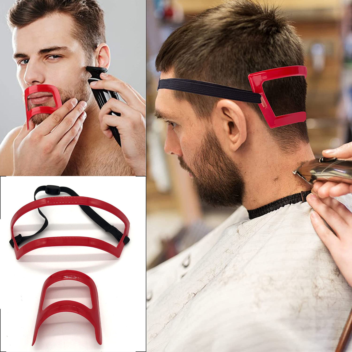 2/4Pcs Men's Beard Combs Hair  - Men'S Grooming Room 评论和价格
