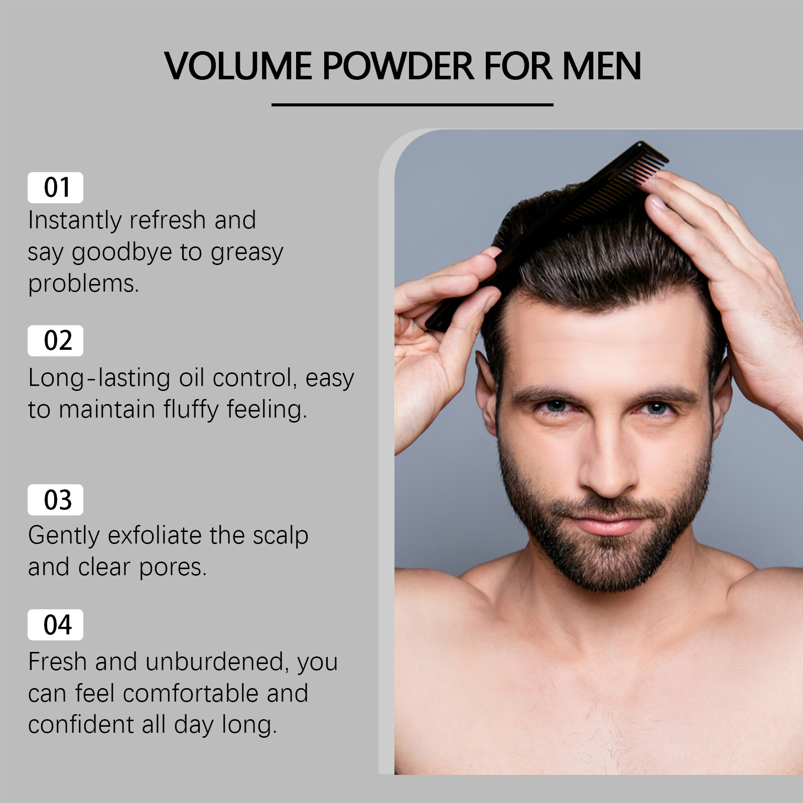 Volume Powder for Men Strong H - Men'S Grooming Wax 评论和价格