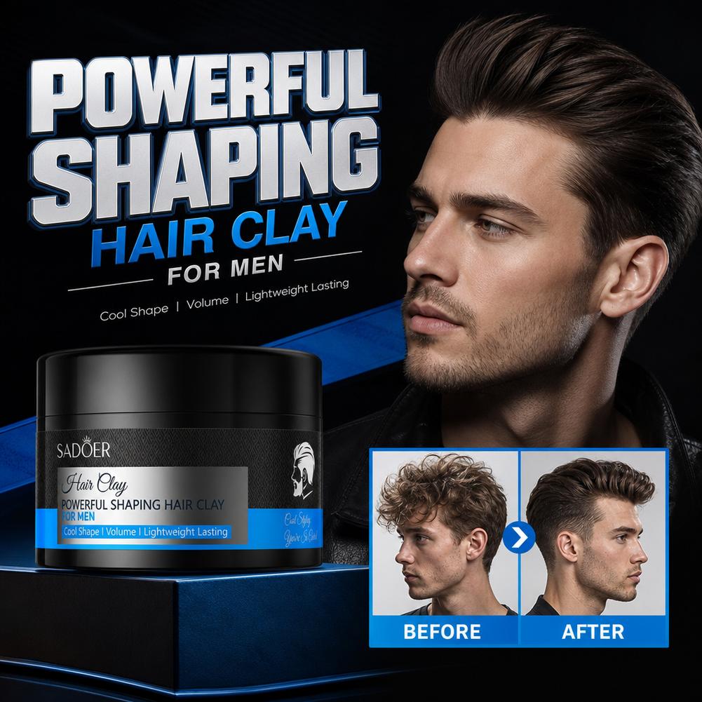 Matte Hair Styling Clay Strong - Men'S Grooming Wax 评论和价格