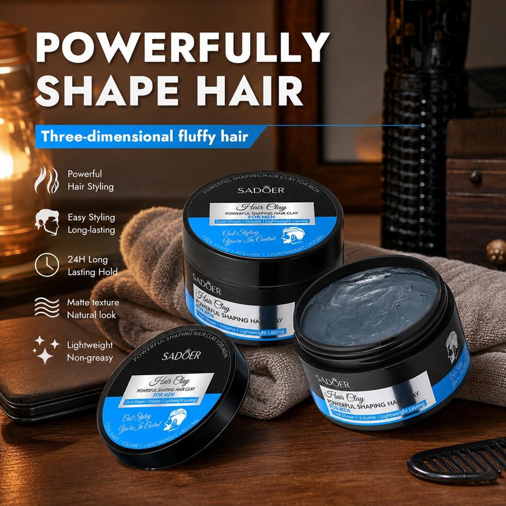 Matte Hair Styling Clay Strong - Men'S Grooming Wax 评论和价格