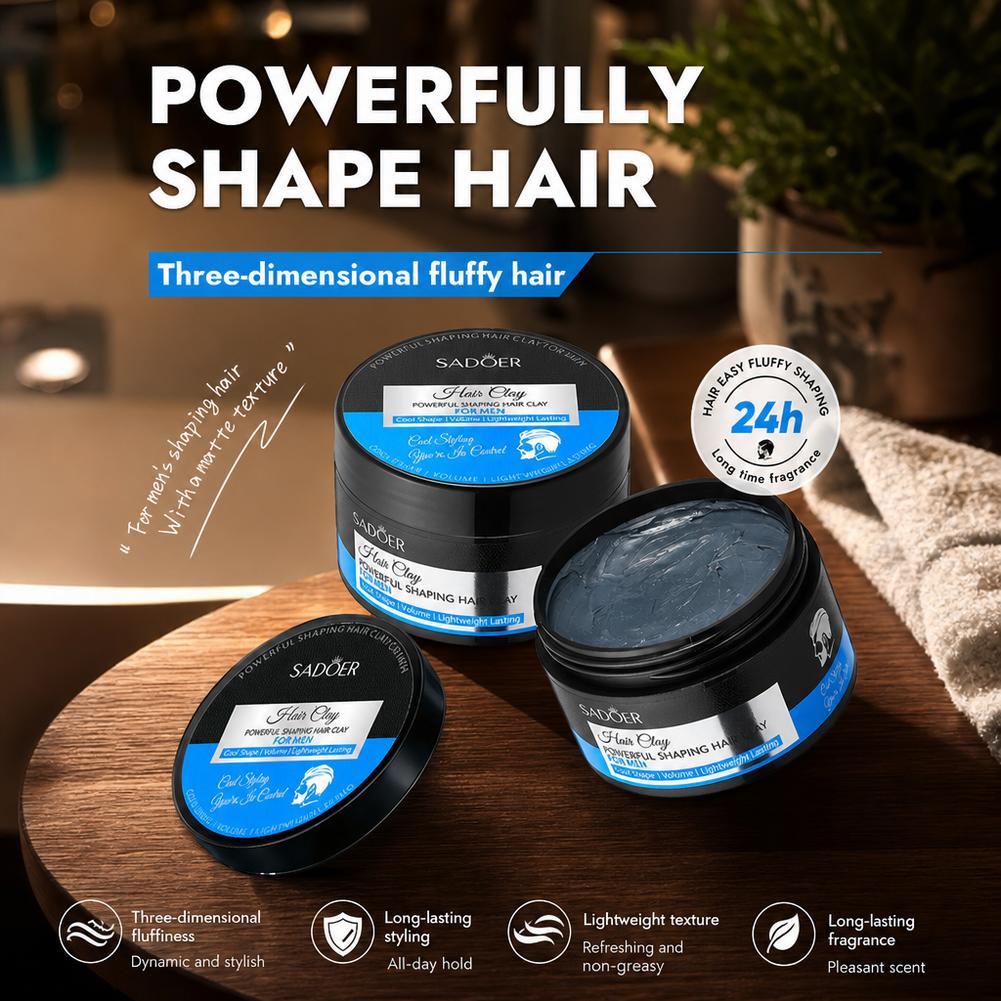 Matte Hair Styling Clay Strong - Men'S Grooming Wax 评论和价格