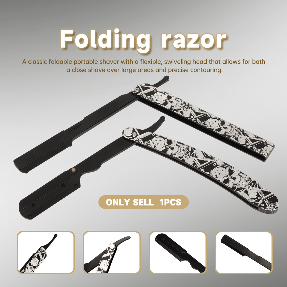 Vintage Skull Art Print Handle - Men'S Grooming Eyebrow Trimming 评论和价格