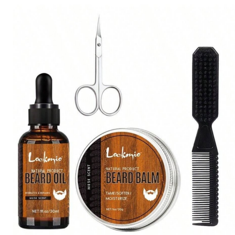 Men Beard Balm Kit Whisker Moi - Men'S Grooming Wax 评论和价格