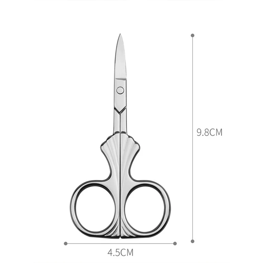 Stainless Steel Eyebrow Scisso - Men'S Grooming Eyebrow Trimming 评论和价格