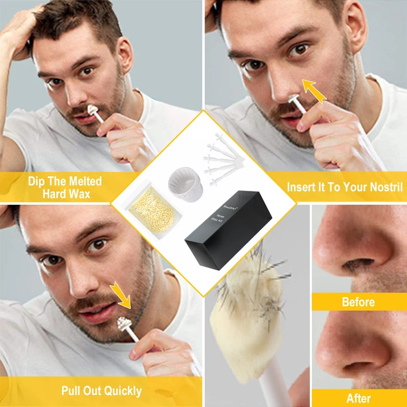 Paper-Free Nose Hair Removal W - Men'S Grooming Wax 评论和价格