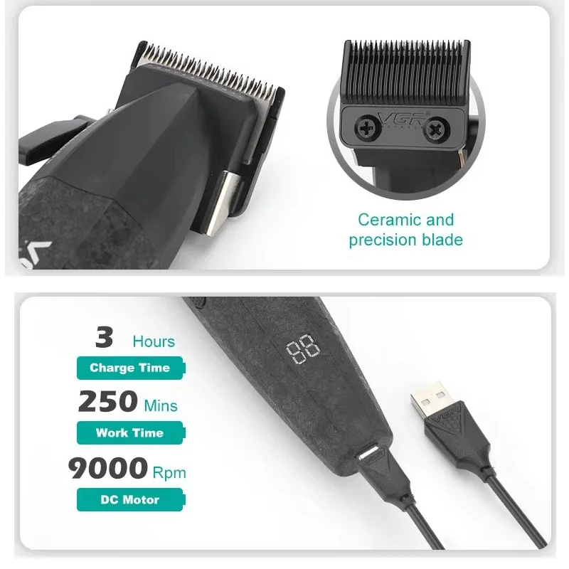 VGR Professional Combo Hair Tr - Men'S Grooming Room 评论和价格