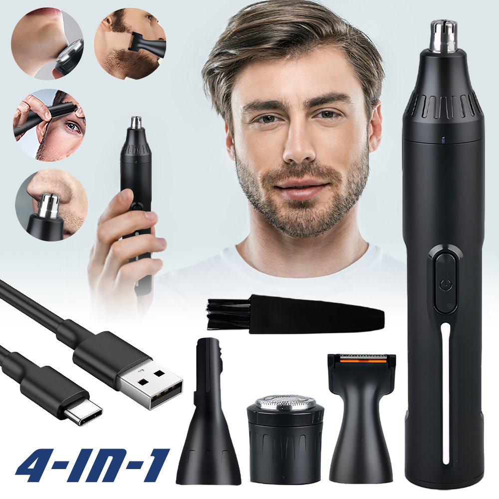 Portable 4 In 1 Men Facial Gro - Men'S Grooming Eyebrow Trimming 评论和价格
